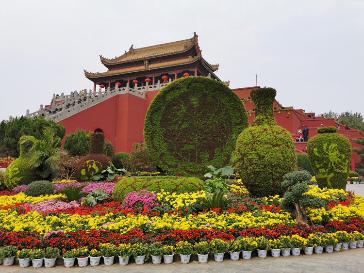 立體花壇,五色草造型,綠雕